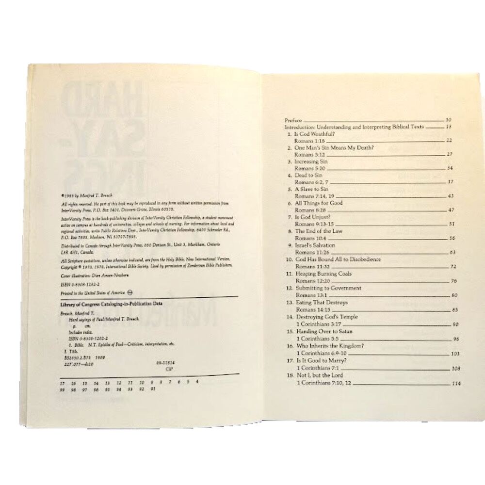 Lot 3 Hard Sayings Books of the Old Testament of More Old Testament of Paul Vtg - Picture 5 of 8